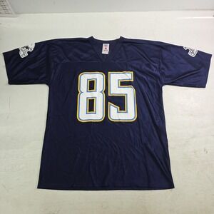 Antonio Gates #85 San Diego Chargers Jersey NFL Players Blue Men's Sz L EUC